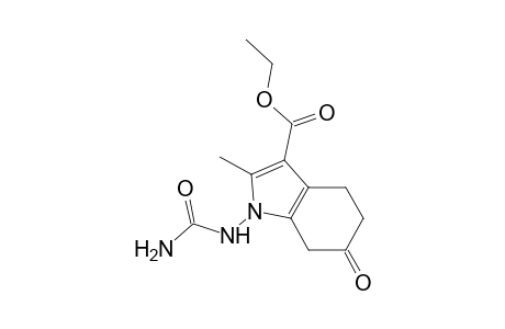 2-Methyl-6-oxo-1-ureido-4,5,6,7-tetrahydro-1H-indole-3-carboxylic acid ethyl ester