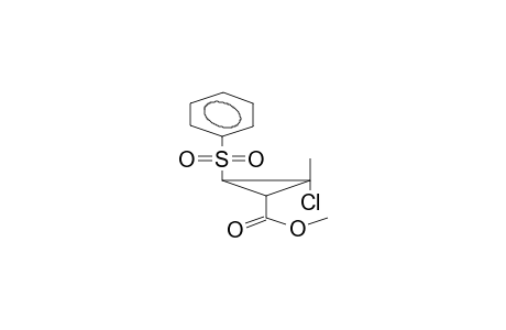 1R-CHLORO-2C-METHOXYCARBONYL-1T-METHYL-3T-PHENYLSULPHONYLCYCLOPROPANE