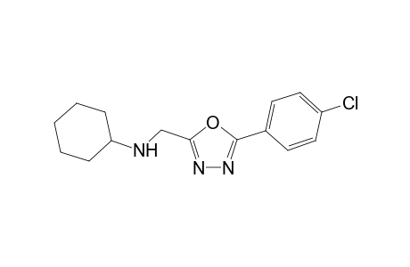 2-(4-Chlorophenyl)-5-(cyclohexylamino)methyl-1,3,4-oxadiazole