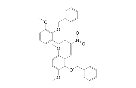 2-Benzyloxy-3-[(E/Z)-4-(2-benzyloxy-3-methoxyphenyl)-2-nitrobut-1-enyl]-1,4-dimethoxybenzene