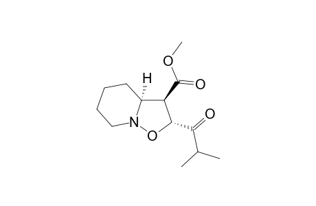 Methyl (2R,3R,3aS)-2-(2-methyl-1-oxopropyl)hexahydro-2H-isoxazolo[2,3-a]pyridine-3-carboxylate