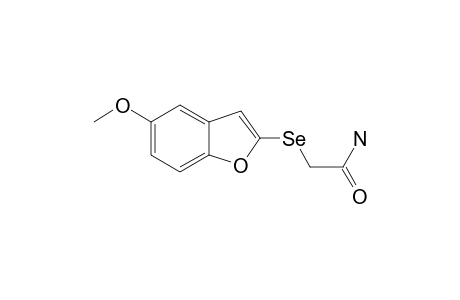 2-(5-METHOXYBENZO-[B]-FURAN-2-YLSELENYL)-ACETAMIDE