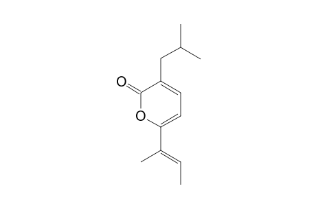 NOCAPYRONE-H;(E)-6-(BUT-2-EN-2-YL)-3-ISOBUTYL-2H-PYRAN-2-ONE