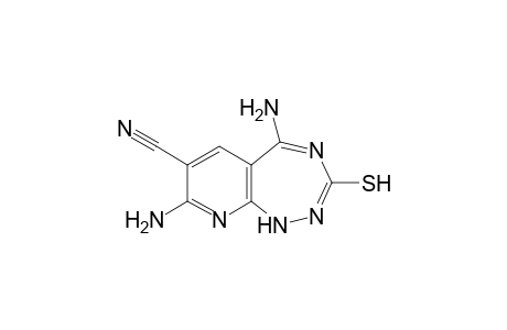 5,8-Diamino-3-sulfanyl-1H-pyrido[3,2-f][1,2,4]triazepine-7-carbonitrile