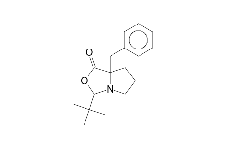 1H,3H-Pyrrolo[1,2-c]oxazol-1-one, 3-(1,1-dimethylethyl)tetrahydro-7a-(phenylmethyl)-, (3R-cis)-