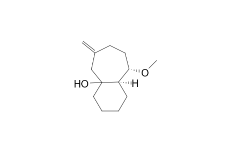 1-Hydroxy-3-methylene-6.alpha.-methoxy-7.alpha.H-bicyclo[5.4.0]undecane