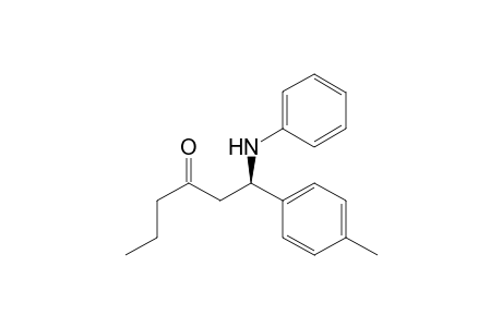 (R)-1-(N-phenylamino)-1-(4-tolyl)hexan-3-one