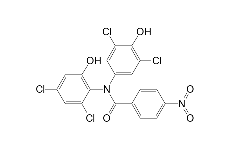 N-(2,4-Dichloro-6-hydroxyphenyl)-N-(3,5-dichloro-4-hydroxyphenyl)-4-nitrobenzamide