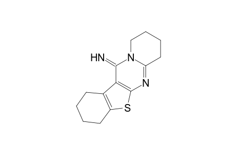 12H-Benzothieno[2,3-d]pyrido[1,2-a]pyrimidine, 1,2,3,4,7,8,9,10-octahydro-12-imino-