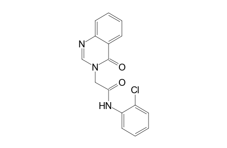 3-Quinazolineacetamide, N-(2-chlorophenyl)-3,4-dihydro-4-oxo-