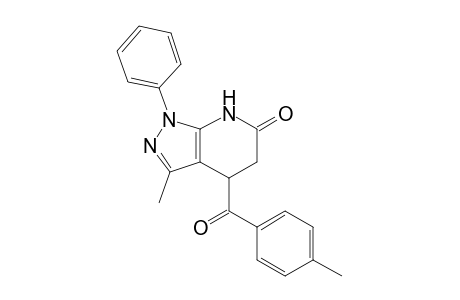 3-Methyl-4-(4-methylbenzoyl)-1-phenyl-1,4,5,7-tetrahydro-6H-pyrazolo[3,4-b]pyridin-6-one
