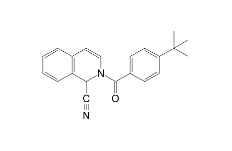 2-(p-tert-butylbenzoyl)-1,2-dihydro-1-isoquinolinecarbonitrile