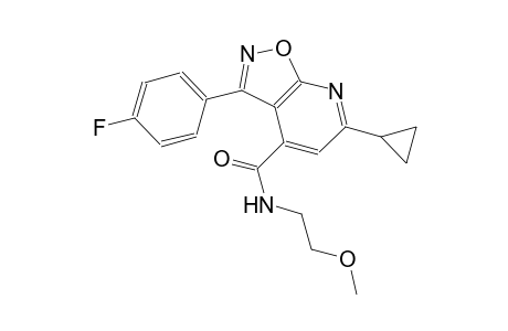 isoxazolo[5,4-b]pyridine-4-carboxamide, 6-cyclopropyl-3-(4-fluorophenyl)-N-(2-methoxyethyl)-