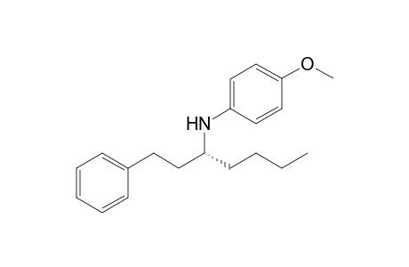 (R)-N-(4-Methoxyphenyl)-.alpha.-butylbenzenepropanamine