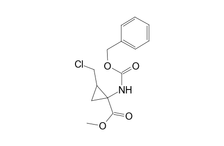 Methyl (1S,2R)-(-)-1-N-benzyloxycarbonylamino-2-chloromethylcyclopropanecarboxylate