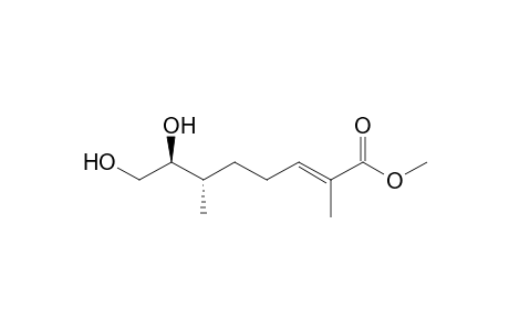 (E,6S,7S)-7,8-dihydroxy-2,6-dimethyl-2-octenoic acid methyl ester