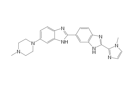 2-(1-Methyl-2-imidazolyl)-5-[5-(4-methyl-1-piperazinyl)-1H-benzimidazole-2-yl]-1H-benzimidazole