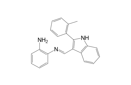 N-[(2-(o-Methylphenyl)-1H-indole-3-yl)methylene](o-amino)benezeamine