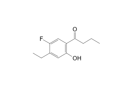 4'-ethyl-5'-fluoro-2'-hydroxybutyrophenone