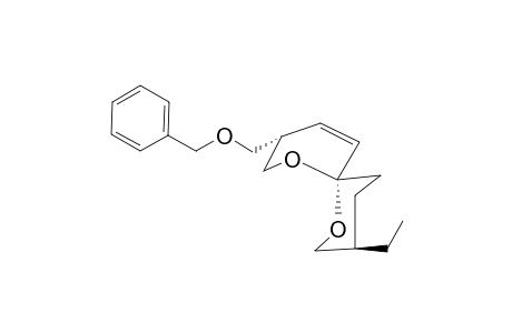 (3S,6R,9R)-3-Benzyloxymethyl-9-ethyl-1,7-dioxazpiro[5.5]undec-4-ene