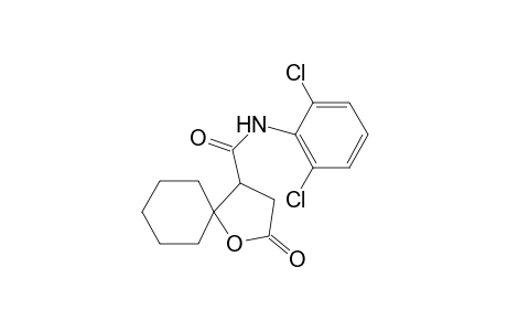 N-(2,6-dichlorophenyl)-2-oxo-1-oxaspiro[4.5]decane-4-carboxamide
