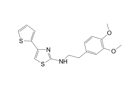 2-Thiazolamine, N-[2-(3,4-dimethoxyphenyl)ethyl]-4-(2-thienyl)-