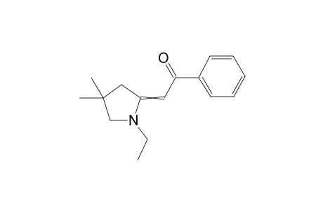 2-(1-Ethyl-4,4-dimethylpyrrolidin-2-ylidene)-1-phenylethanone