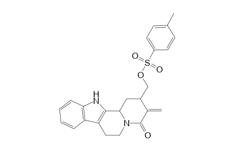 17,18-Dinorcorynan-21-one, 19,20-didehydro-16-[[(4-methylphenyl)sulfonyl]oxy]-, (3.beta.)-(.+-.)-