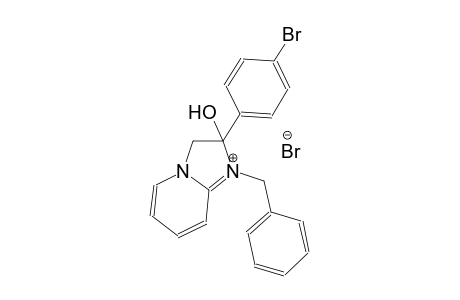 1-benzyl-2-(4-bromophenyl)-2-hydroxy-2,3-dihydroimidazo[1,2-a]pyridin-1-ium bromide