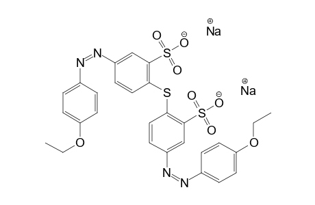 Benzenesulfonic acid, 2,2'-thiobis[5-[(4-ethoxyphenyl)azo]-, disodium salt