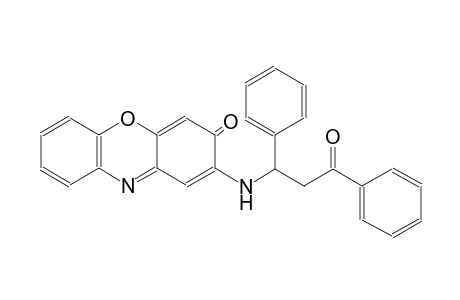 3H-phenoxazin-3-one, 2-[(3-oxo-1,3-diphenylpropyl)amino]-