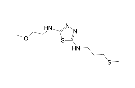 1,3,4-Thiadiazole-2,5-diamine, N2-(2-methoxyethyl)-N5-[3-(methylthio)propyl]-