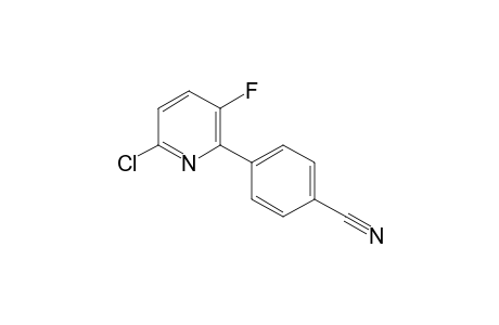 4-(6-chloro-3-fluoropyridin-2-yl)benzonitrile