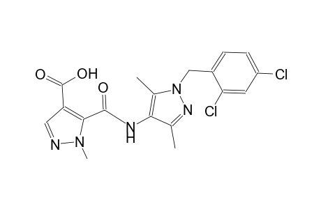 1H-pyrazole-4-carboxylic acid, 5-[[[1-[(2,4-dichlorophenyl)methyl]-3,5-dimethyl-1H-pyrazol-4-yl]amino]carbonyl]-1-methyl-