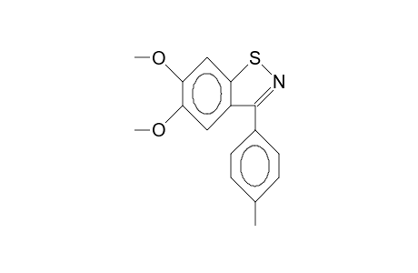 5,6-Dimethoxy-3-(4-tolyl)-1,2-benzisothiazole