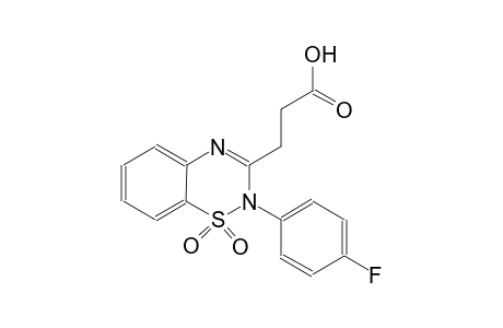 2H-1,2,4-benzothiadiazine-3-propanoic acid, 2-(4-fluorophenyl)-, 1,1-dioxide