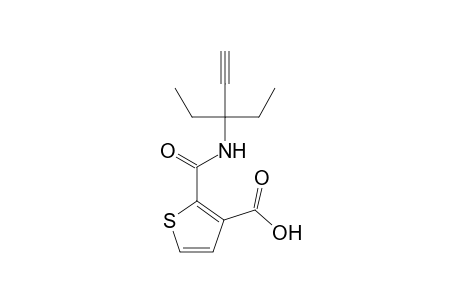 3-Thiophenecarboxylic acid, 2-[[(1,1-diethyl-2-propynyl)amino]carbonyl]-