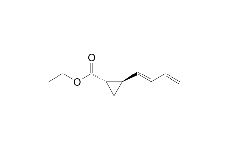 Cyclopropanecarboxylic acid, 2-(1,3-butadienyl)-, ethyl ester, [1.alpha.,2.beta.(E)]-