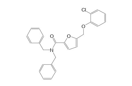 N,N-dibenzyl-5-[(2-chlorophenoxy)methyl]-2-furamide