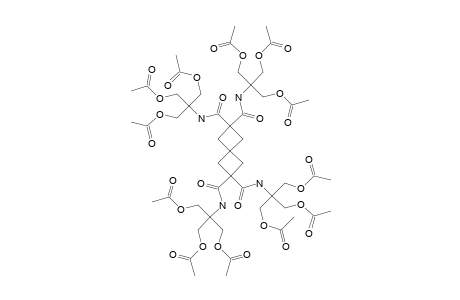 N,N',N'',N'''-TETRAKIS-[2-ACETOXY-1,1-BIS-(ACETOXYMETHYL)-ETHYL]-SPIRO-[3.3]-HEPTANE-2,2,6,6-TETRACARBOXAMIDE