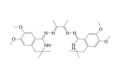 2,3-butanedione, bis[[(1Z)-3,4-dihydro-6,7-dimethoxy-3,3-dimethylisoquinolinylidene]hydrazone], (2E,3E)-
