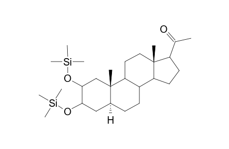 Bis(trimethylsilyl)derivative of 2,3-Dihydroxy-5.alpha.-pregnan-20-one