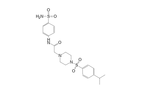 1-piperazineacetamide, N-[4-(aminosulfonyl)phenyl]-4-[[4-(1-methylethyl)phenyl]sulfonyl]-