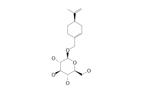 PERILLOSIDE_A;(-)-PERILLYL_7-O-BETA-D-GLUCOPYRANOSIDE