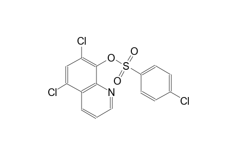 benzenesulfonic acid, 4-chloro-, 5,7-dichloro-8-quinolinyl ester