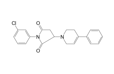 1-(3-Chlorophenyl)-3-(4-phenyl-3,6-dihydro-2H-pyridin-1-yl)pyrrolidine-2,5-dione