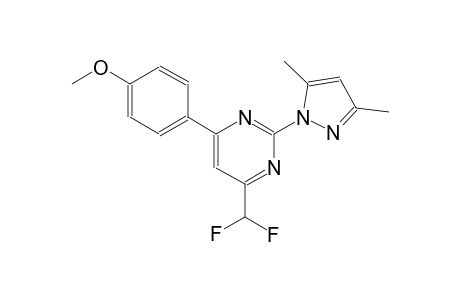 pyrimidine, 4-(difluoromethyl)-2-(3,5-dimethyl-1H-pyrazol-1-yl)-6-(4-methoxyphenyl)-