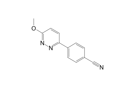 4-(6-Methoxypyridazin-3-yl)benzonitrile