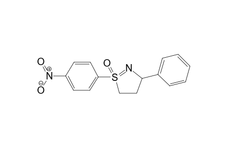 1-(4-Nitrophenyl)-3-phenyl-4,5-dihydro-3H-isothiazole 1-oxide