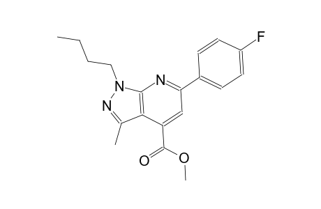 methyl 1-butyl-6-(4-fluorophenyl)-3-methyl-1H-pyrazolo[3,4-b]pyridine-4-carboxylate